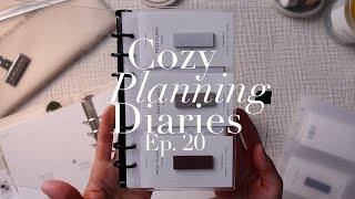 Cozy Planning Diaries Ep. 20 | new personal size planner, organizing, and annotating supplies