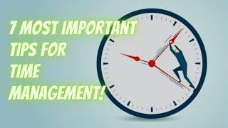 Managing TIME  7 Most Important Tips by Freedompreneur!