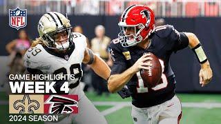 New Orleans Saints vs. Atlanta Falcons | 2024 Week 4 Game Highlights