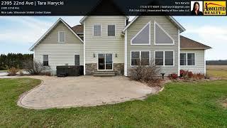 Rice Lake, Wisconsin 6 Bedroom Country Home on 10 Acres for Sale | 2395 22nd Ave | Tara Harycki