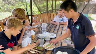 MY NEPHEWS IN SHOCK! WE CATCH AND EAT FRESH FISH IN THE PHILIPPINES!