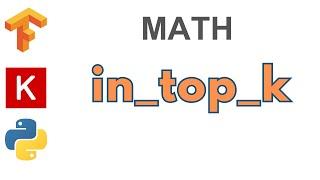 80: in_top_k | TensorFlow | Tutorial