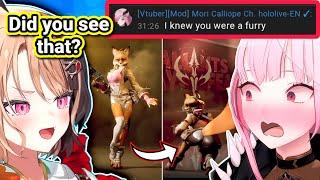 *Calli opens Gigi's furry stream* 𝗚𝗶𝗴𝗶:           |Hololive|