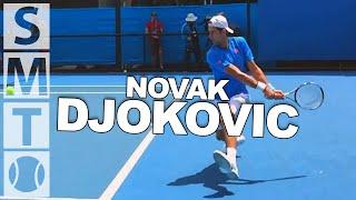 Novk Djokovic - Super Slow Motion Backhands at Australian Open 2015 - Slow Motion Tennis