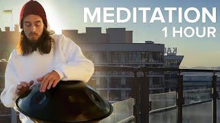 1 Hour HANDPAN Music | CALM MEDITATION Music #80 - Echo of city dreams - YOGA Music