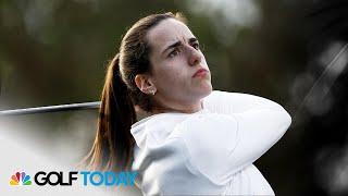 Caitlin Clark Highlights: Fever star gives crowd a show on the course | Golf Today | Golf Channel