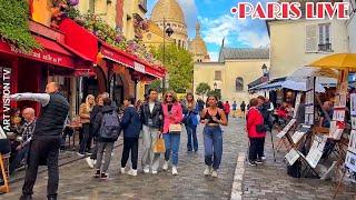 [PARIS LIVE] Bonjour Paris Beautiful Montmartre Walk Live Streaming 13/September/2024