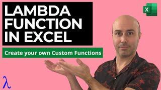 LAMBDA Function in Excel (CUSTOM Excel Formulas )