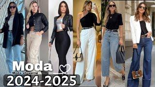 PANTALÓN 2024 | 2025 NUEVOS ESTILOS MODA Y TENDENCIAS MUJER