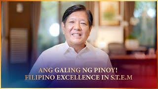 BBM VLOG #264: Ang Galing ng Pinoy! Filipino Excellence in S.T.E.M | Bongbong Marcos