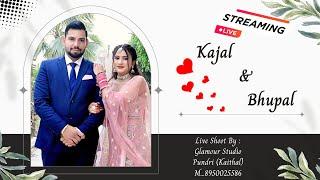 ⭕ WEDDING CEREMONY ⭕ KAJAL  BHUPAL ⭕ LIVE BY : GLAMOUR STUDIO PUNDRI M...8950025586