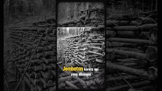 A railroad bridge built entirely from stacked logs. #history  #blackhistory #facts #news #funfacts