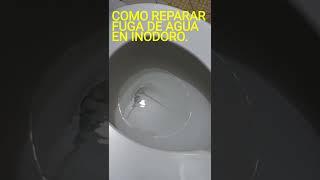 COMO reparar fuga de agua EN INODORO.