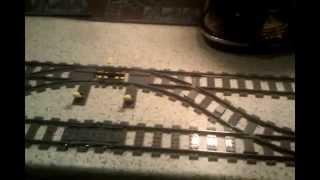 how 2 make a lego train double crossover