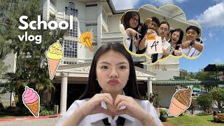 Life log-on : school vlog , chem lab , ice cream experiment 