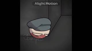 You can run from your demons || #shorts #fyp #countryballs #animation