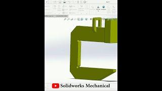 C Hook | Industrial design | |SolidWorks| |Mechanical | @DesignWithAjay#Shorts #tech