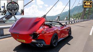 1100HP Ferrari Portofino Convertible | Forza Horizon 5 | Thrustmaster TX - Gameplay