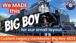 Our Custom-made BIG BOY 4023!!  O-Gauge Legacy LionMaster 4-8-8-4 Locomotive