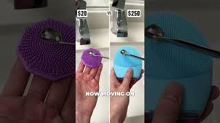 TESTING CHEAP VS EXPENSIVE FACE SCRUBBERS