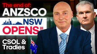 Australian Immigration News 12th of October. NSW finally opens for sponsorship + CSOL updates + more