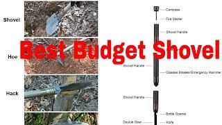 best budget survival Shovel ,for camping,bushcraft,hunting,