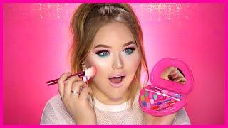 FULL FACE USING ONLY KIDS MAKEUP Challenge | NikkieTutorials