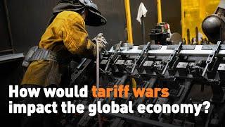 How could tariff wars impact the global economy?