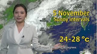 HKU JMSC Weather Forecast 20241104