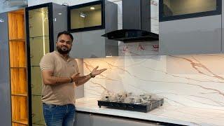 Modular kitchen information || cabinets size ||