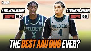 AJ Dybantsa & Tyran Stokes Ultimate Peach Jam Highlights  Best AAU Duo ⁉️