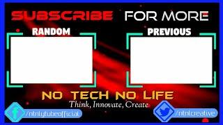 Free Professional Outro Template-For YouTube Endscreen-NTNL#2-2017