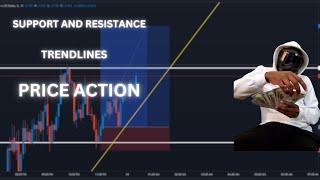 Forex Trading Analysis Using Support and Resistance , Price Action And Trendlines