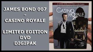 JAMES BOND 007 - CASINO ROYALE - LIMITED 2-DISC DVD EMBOSSED DIGIPAK UNBOXING