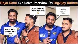 Rajat Dalal Exclusive Interview On Digvijay Rathee || Elvish Yadav Win Today ECL Match