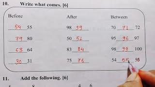 Maths UKG Question paper | Maths Question paper | maths worksheets | worksheet | Eng Teach