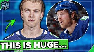 This Jonathan Lekkerimaki news is INSANE... - Brock Boeser INJURY update | Canucks News