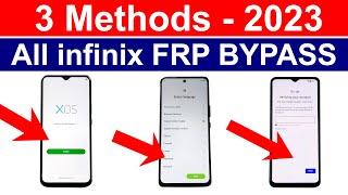 3 Methods 100% Working :- All Infinix Phone Android 11/12/13 FRP BYPASS 2023 - without pc