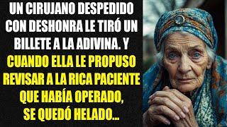 Un cirujano despedido con deshonra le tiró un billete a la adivina. Y cuando ella le propuso revisar