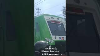 KA BIAS Kereta Bandara Adi Soemarmo, bisa naik dari Klaten #railfansindonesia #train #keretaapifans