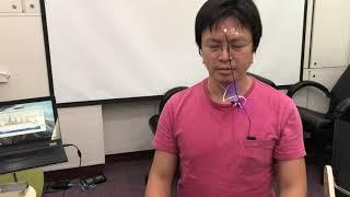 Electroencephalogram (EEG) on Winston Lam with Ah Chair #DrJamesWong #Meditation #FoldingChair