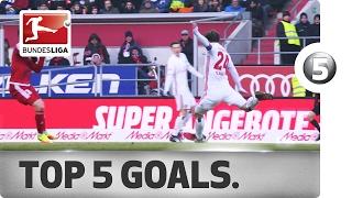 Top 5 Goals - Robben, Alaba, Sakai and More with Incredible Strikes