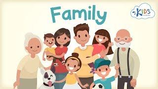 Learn Family Members for Kids | Kids Vocabulary | Family Words