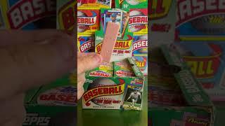 30 year old Gum Don’t chew it! Gum from a vintage 1990 Topps wax pack RIP