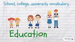 Speak About Education in English: School, College, University Vocabulary