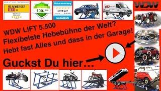 WDW LIFT Hebebühne, die flexibelste mobile Hebebühne der Welt? Urteilen Sie selbst...