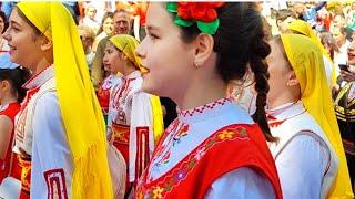 Plovdiv Bulgaria  May 24 Holiday - the Day of Bulgarian Education, Culture and Slavonic Alphabet