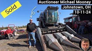 Results - IH 686 Tractor - Gleaner F2 combine - Goose Neck Trailer - Old Farm Equipment - Auction