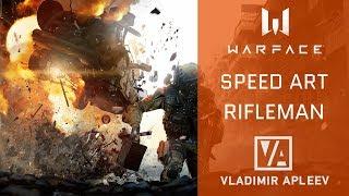 warface Speed Art - [RIFLEMAN]