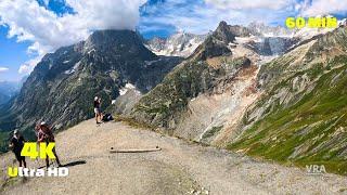 Virtual Run 4k Mont Blanc Part 2 - Virtual Scenery for Treadmill